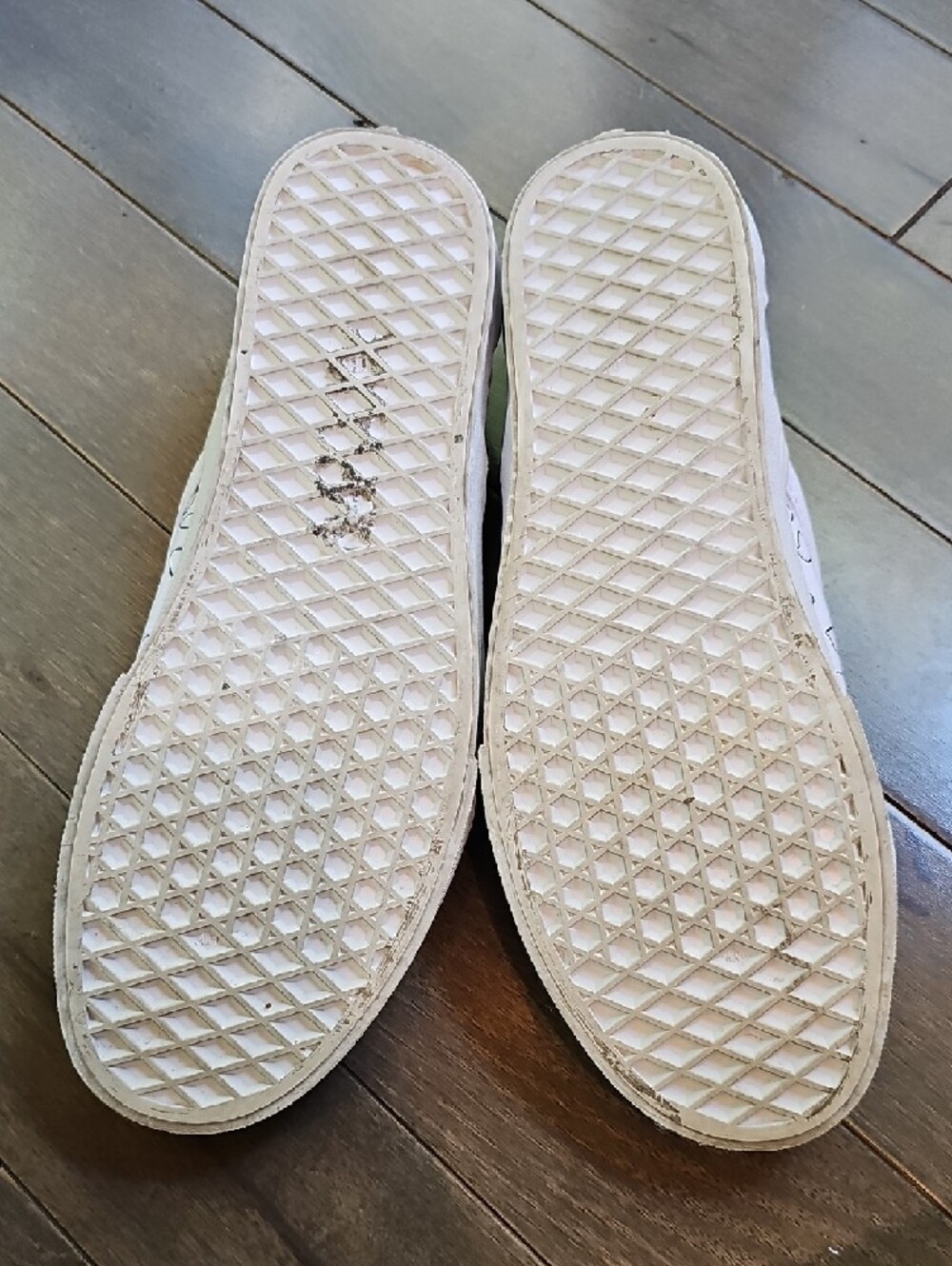 VANS Classic White Slip-On U-Paint Sneakers Leopard/Zebra Outline, M 9.5, W 11 - Picture 4 of 7